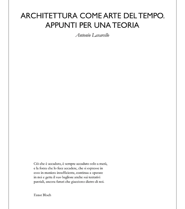 Architettura & Tempo